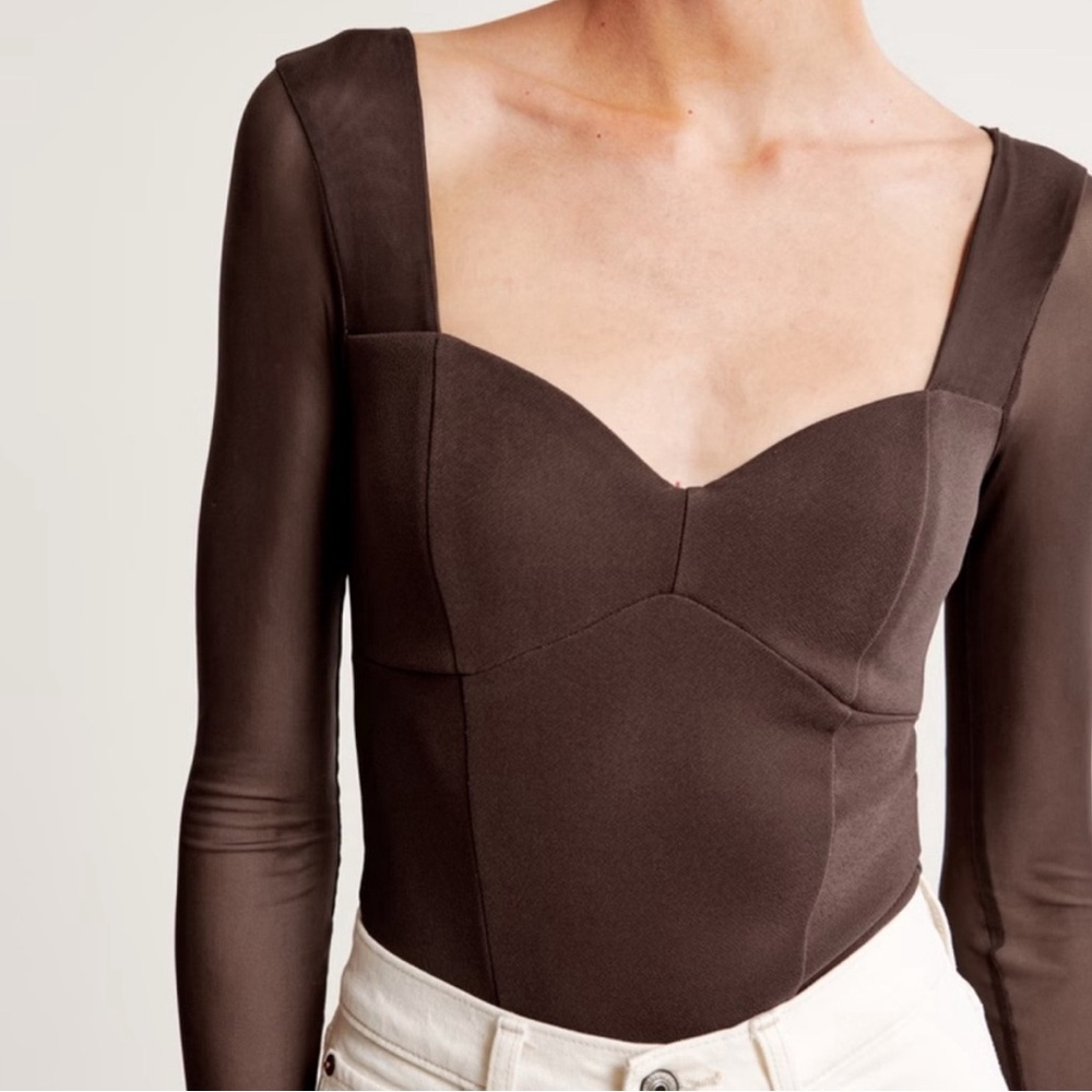 ABERCROMBIE & FITCH Discontinued Chocolate Bodysuit